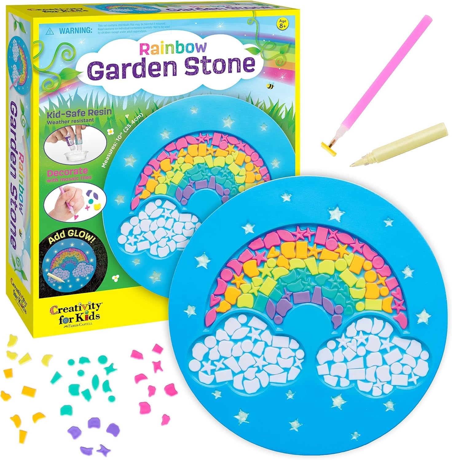 Rainbow Garden Stone