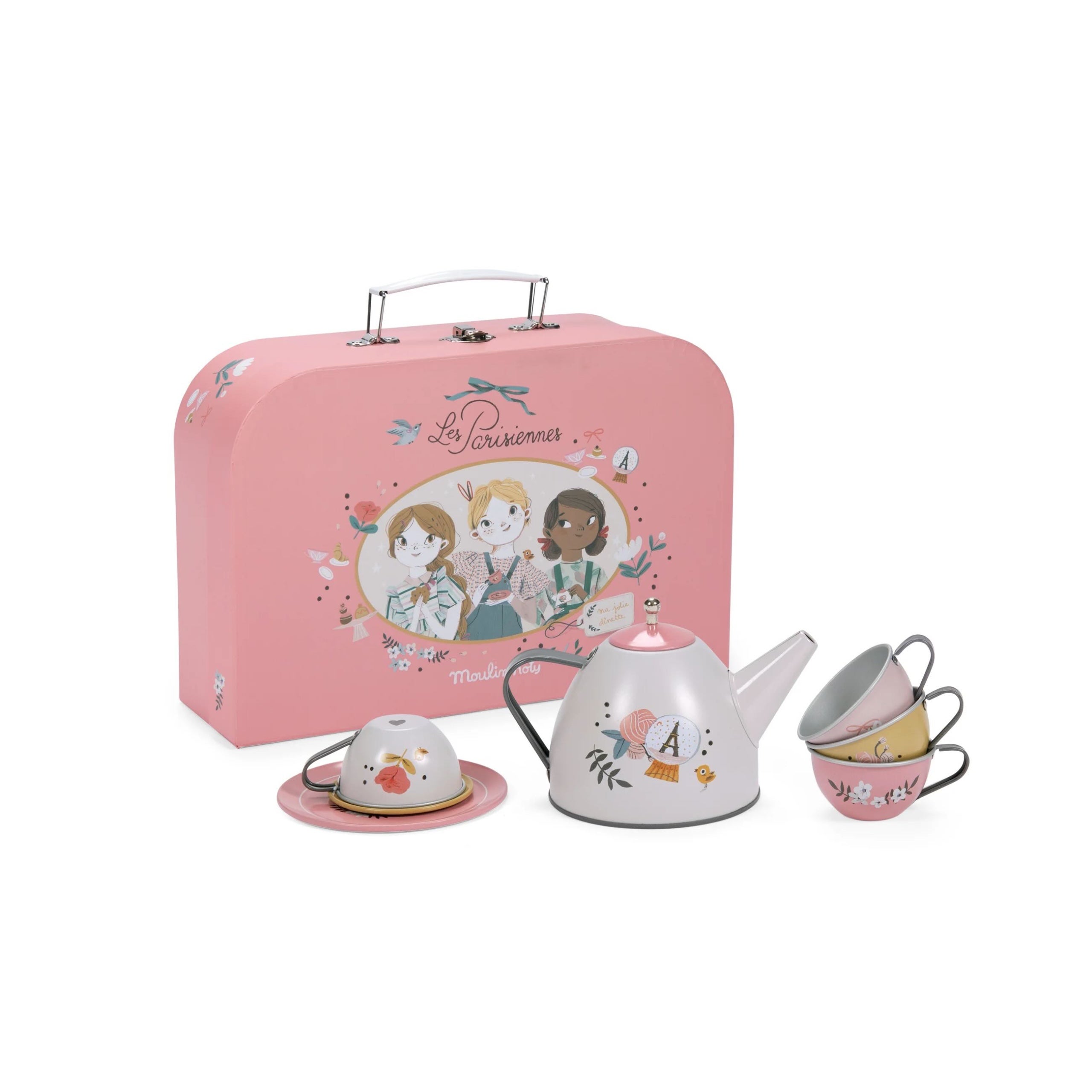 SUITCASE TEA PARTY PARISIENNES