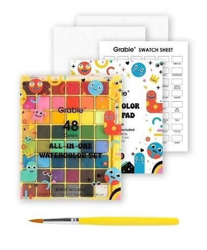 All-in-One Watercolor Set of 48