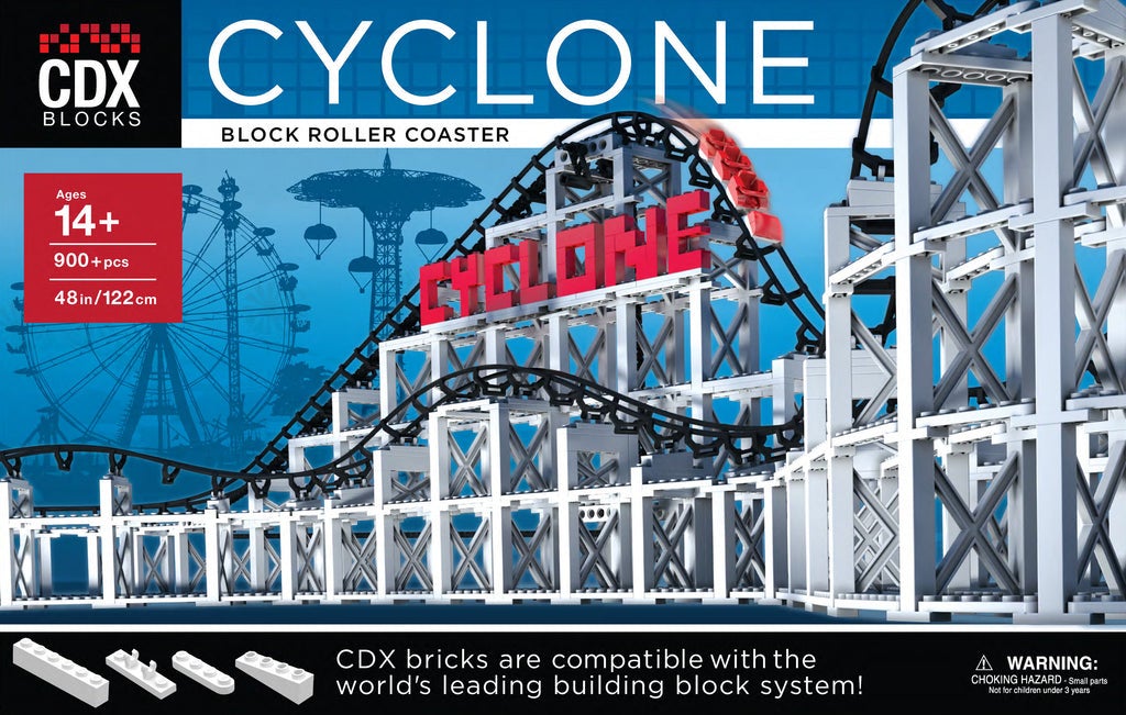 Cyclone roller coaster store lego